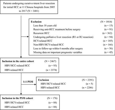 Long-Term Surgical Outcomes of Liver Resection for Hepatocellular Carcinoma in Patients With HBV and HCV Co-Infection: A Multicenter Observational Study